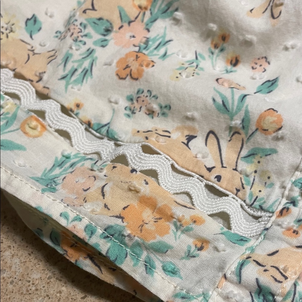 Haute Hippie Infant Cream and Orange Floral Set - Picture 6 of 8